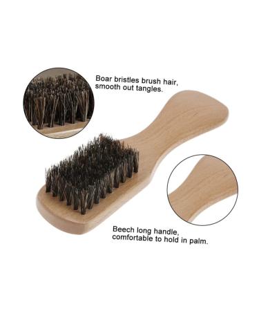 Premium Beard Brush for Men - Wooden Styling Tool for Beard Care & Mustache Grooming - Buy Online on GoSupps.com