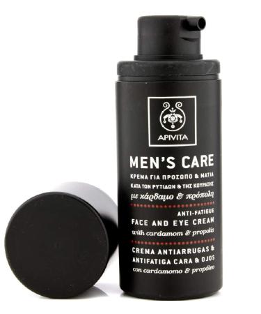 Apivita Men's Care Anti-Wrinkle Anti-Fatigue Face and Eye Cream with Cardamom & Propolis 50ml