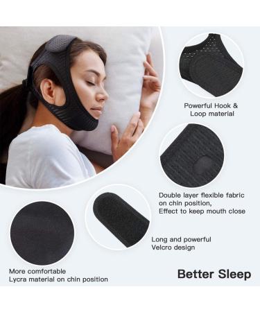 Airflow Jaw Strap by Veralabs - Best Anti Snoring Device for Sleep Apnea | Comfortable Chin Strap for Men & Women - Buy Online on GoSupps.com