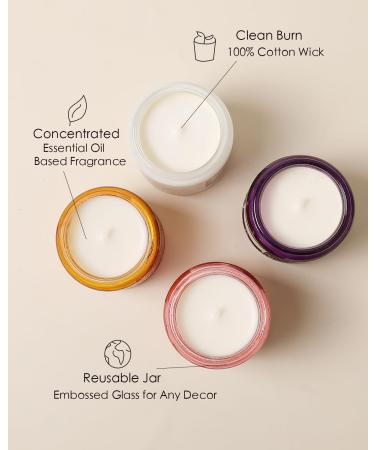 Kokrose Aromatherapy Scented Candles for Women - Natural Soy Candle Gifts for Stress Relief | Non-Toxic & Good Smelling Home Decor (White Peach 7.2 oz - Buy Online on GoSupps.com
