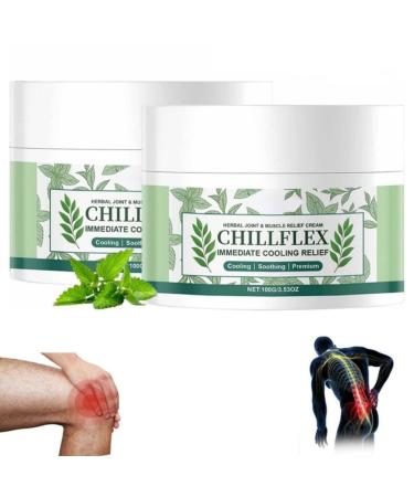 WFFANG625 Instant Refreshing Cream Menthol Soothing Cream Instant Refreshing Cream Menthol Cooling Gel (2 Pcs)