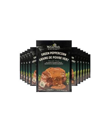 McCormick Gourmet Premium Quality Dry Sauce Mix Green Peppercorn 38g Case Pack 12 Count