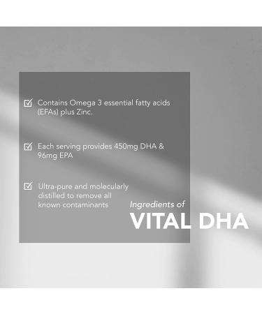 Zita West Vital DHA with Omega 3 | Prenatal Vitamin for Fertility, Pregnancy, and Breastfeeding | 60 Capsules - Buy Online on GoSupps.com