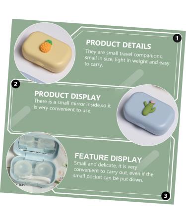 Shop Healeved 20 STK Colored Contact Lens Cases - Mini Fall Eye Care Holders for Convenient Travel - Buy Online on GoSupps.com