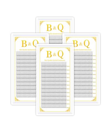 4 Tarys Premade Fans Eyelash Extensions 3D-C-0.10-10+11 Short Stem B&Q Premade Volume Eyelash Extensions 0.07 0.10 Volume Lash Extensions C D curl 3D 4D 5D 6D Pre made Lash Fans (3D-C-0.10,10+11) 3D-C-0.10 10/10/11/11 mm