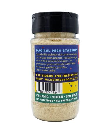 Wilderness Poets Miso Nooch Furikake Umami Seasoning - Organic, Vegan, Probiotic Rich - 2.25 oz - Buy Online on GoSupps.com