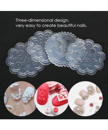 Buy 3D Silicone Nail Mold - 4 Types Nail Art Templates for DIY Manicure | International Shipping - Buy Online on GoSupps.com