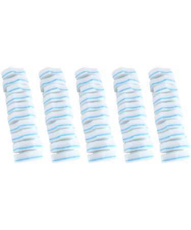 Pitxsgsia 50 Pcs Toilet Bowl Refills Upgraded Material Disposable Toilet Cleaning Sponge Heads Durable Toilet Brush Refills