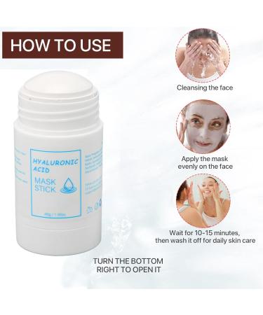 Buy Hyaluronic Oil Control Facial Stick - Cleansing Solid Face Care 40g - International Shipping Available - Buy Online on GoSupps.com