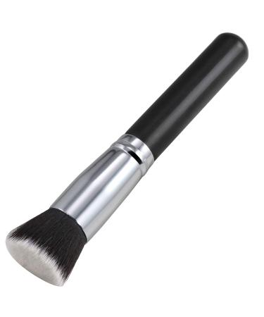 Trixes Foundation Make-Up Brush-Flat Top Kabuki Brush Blender-Complete application for concealer powder cream and liquid make-up-dense premium synthetic polishing and swab bristles 1 piece (1 Pack)