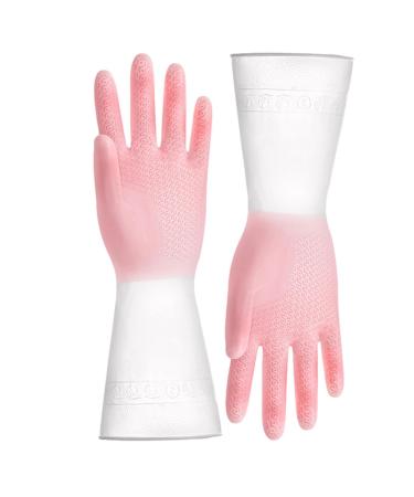 Rubber Gloves Rubber Kitchen Gloves Waterproof Household Cleaning Rubber Gloves for Kitchen Cleaning Dishes and Gardening