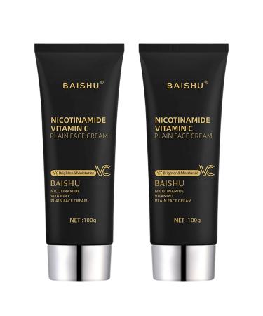 Nicotinamide Vitamin C Plain Face Cream Niacinamide Vitamin C Black Tube Skin Cream Niacinamide Makeup Cream Multifunctional Smooth Hydrating Niacinamide Makeup Cream (2)