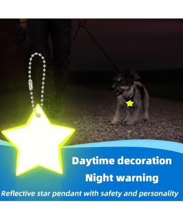 Children Reflector Set - 13 Star Reflectors for Backpack & School Bags | Safety Reflectors & Keychains for Bicycles & Running - Buy Online on GoSupps.com