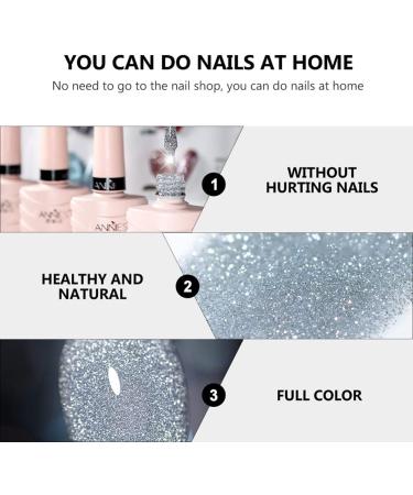 Lurrose Polishing Compound nail polish nail liquid glitter primer nail art coat acid nail primer sparkle polish nail paint acrylic nail primer manicure primer for nails formula resin - Buy Online on GoSupps.com