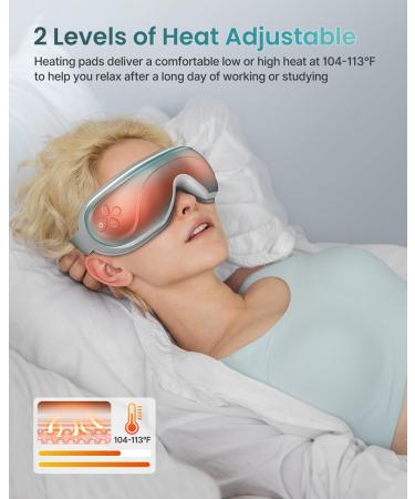 RENPHO Eyeris 2 Eye Massager with Heat - FSA/HSA Eligible for Migraines Relief Eye Strain and Dry Eyes - Perfect Gift for Men & Women - Buy Online on GoSupps.com