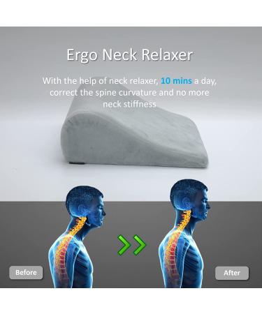 Neck and Shoulder Relaxer  Neck Stretcher for Neck Pain Relief  Neck Pain Pillow Cervical Pillows  Cervical Neck Traction Device - Buy Online on GoSupps.com