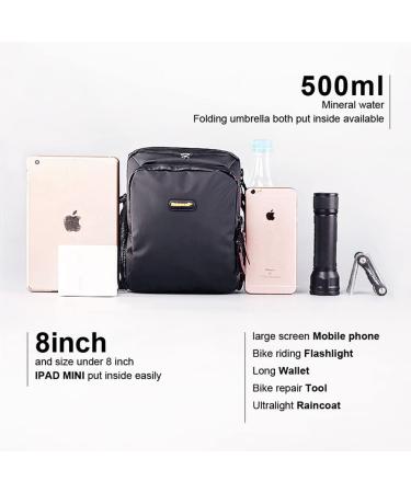 Rhinowalk Bike Handlebar Bag - Premium Cycling Accessory in Black - Buy Online on GoSupps.com