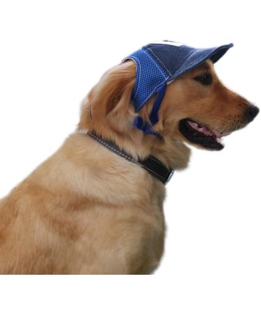 Adjustable Dogs Baseball Cap with Ear Holes - Breathable Sun Hat for Summer Travel - Perfect for Pets & Puppies - Buy Online on GoSupps.com