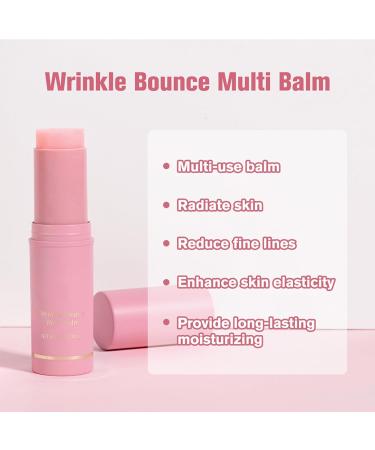  YOENBG Wrinkle Multi Balm Stick - Collagen Luggage Stick Collagen Increasing Moisture Balm for Face Eyes Lips & Neck | Anti-Wrinkle Care Deep Wrinkle Load (3) - Buy Online on GoSupps.com