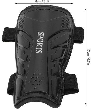 Buy Football Shin Pads - Double Strap Soccer Protective Guards for Kids | Durable Blue & Black Leg Protectors - International Shipping Available - Buy Online on GoSupps.com