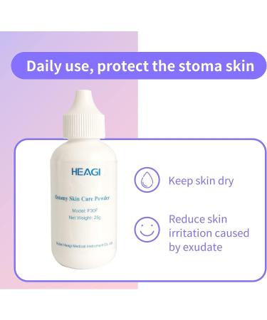 Heagimed Stoma Powder - 25g Ostomy Skin Care Powder for Dry Skin Protection - Buy Online on GoSupps.com