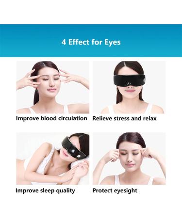 Abhi Electrical Eye Massage Device | 3D Touch Screen Eye Mask with 9 Vibration Modes | Magnetic Induction Dark Circle Treatment - Buy Online on GoSupps.com