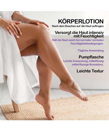 Organic Lavender Moisturizing Body Lotion 250ml | Luxurious Hydration for Very Dry Skin | Calming Organic Body Care - Buy Online on GoSupps.com