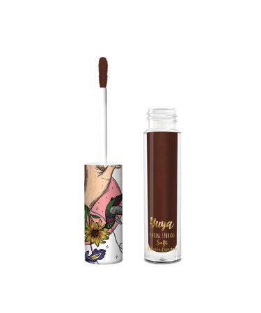 Yuya Republic Soft Florals Liquid Lipstick - Intense Chocolate Color, Long-Lasting Formula - Buy Online on GoSupps.com