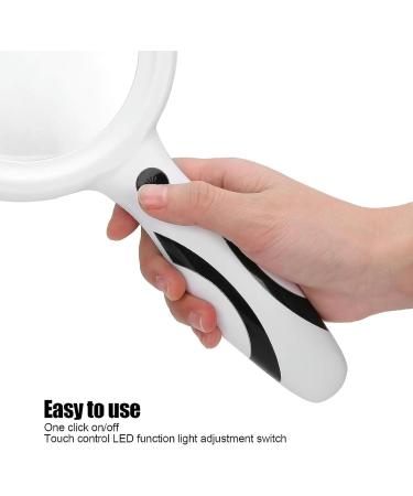 Portable 5X 10X Handheld Handheld Handheld Reading Magnifier for Reading LED for ES Repair Observation Full of Stars - Buy Online on GoSupps.com