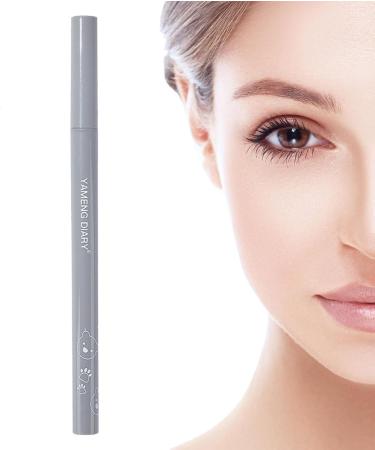 Lower Eyelash Pencil Waterproof Lower Eyelash Pencil Bottom Eyeliner - Dual Pronged Eyebrow Eyelash for Stage Performance Gathering Home Travel Dating Offices Black - Buy Online on GoSupps.com