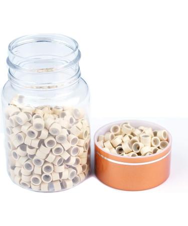 500Pcs 5.0mm Silicone Micro Rings for Hair Extensions - Color #13 Light Blond - Buy Online on GoSupps.com