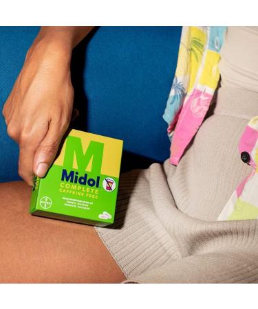 Midol Complete Caffeine Free Menstrual Pain Relief Caplets - 24 Count Pack - Buy Online on GoSupps.com