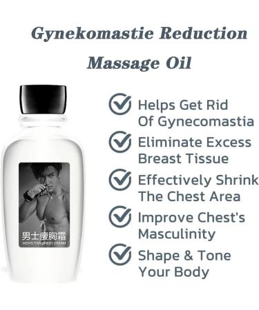 Chestdefy Gynekomastie Reduction Massage Oil Chest Reduction Massage Oil Chest Reduction Massage Oil for All Skin Types (3pcs) - Buy Online on GoSupps.com