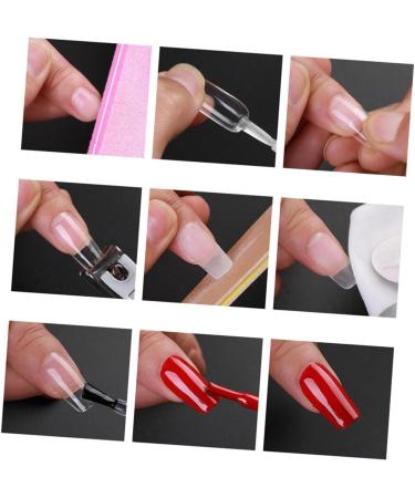 POPETPOP 2 Boxes Nail Tips French Nails Thin False Nail Fake Nails Manicure Stickers Ballet Nails Nail Decals False Coffin Nail False Toe Nails Nail Extension Stickers Fingernail No Trace - Buy Online on GoSupps.com