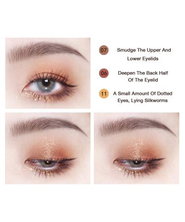 Buy LAMUSELAND Matte Shimmer Eyeshadow Palette - 12 High Pigmented Colors for Long Lasting Glitter Makeup | Perfect Gift Set for Women & Girls - Buy Online on GoSupps.com