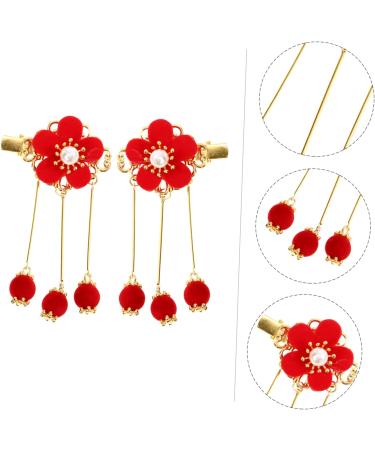 Beavorty 2 Pairs children's hanfu hairpin hair accessories for kids bow hair clips hanfu hair accessories chinese style hair pins qipao hair accessories chinese hair pins Kids Hairpins Asia - Buy Online on GoSupps.com