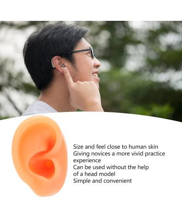 Flexible Silicone Human Ear Model for Displaying Earrings - Reusable Fake Ear Right Side - Buy Online on GoSupps.com