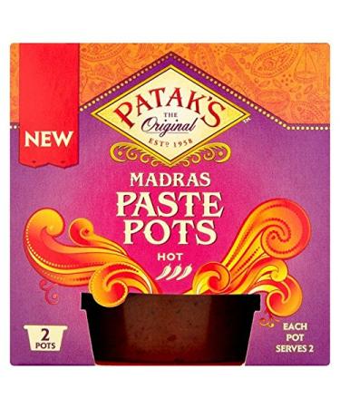 Patak's Pataks Madras Pack of 2 pots of pasta 70g
