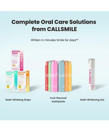 CALLSMILE Fluoride-Free Toothpaste Easy-Press Pump 60g - Fruity Flavors No SLS Non-Toxic No Sweeteners for Adults & Kids Gentle for Sensitive Teeth Mint-Flavored Valentine's Day Gifts - Buy Online on GoSupps.com