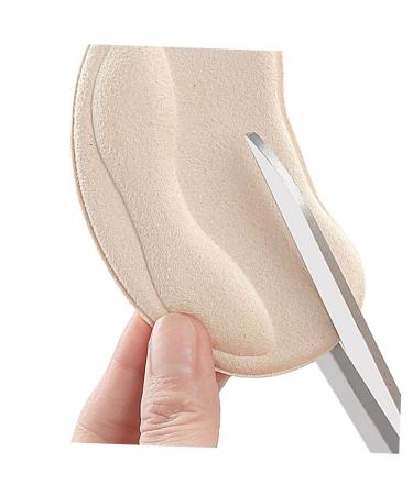Heel Protector Pads - 4 Pairs Self-Adhesive Heel Liners for Loose Shoes - Cushioning Inserts to Improve Fit & Comfort - Buy Online on GoSupps.com
