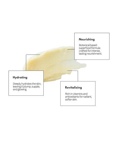 Gloline Rose Mirage Natural Skin Superfood Balm for Face & Body with Squalane Shea Butter Vitamin E Oil for Skin Nourishment + 6 Antioxidant-Rich Botanicals | Nourishing Face and Body Moisturizer - Buy Online on GoSupps.com