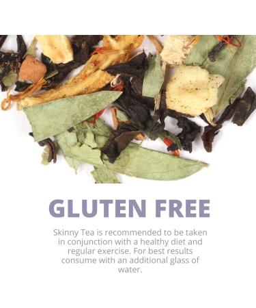 Skinny Tea Herbal Supplement - 10 Key Ingredients & Yerba Mate for Detox & Cleanse | International Shipping - Buy Online on GoSupps.com