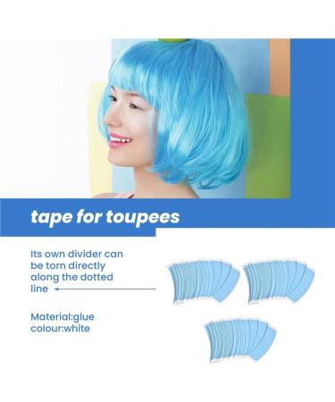 Carriere 108Pc/Lot Fixed Hair Double Tape Wig Adhesive Extended Hair Strip Waterproof for Toupee Lace Wig Film with Slitting Line Easy to Use Fine Workmanship - Buy Online on GoSupps.com