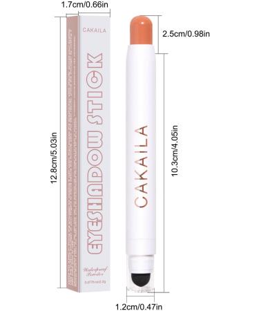 Eye Shadow Sticks | Double-end Matte Pearlescent Silkworm - Stick Highlighter Makeup Automatic Rotating for Women Girls - Buy Online on GoSupps.com