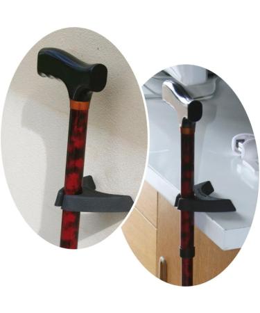 CaneStay Attachable Wide Design Cane Clip Black - Secure Cane Holder for Easy Access - Buy Online on GoSupps.com