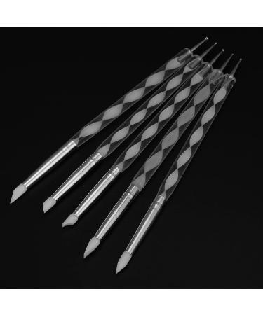 Nail Art Dotting Pen Multipurpose Manicure Dotting Pen Easy Clean Non Corrosive for Nail Salon for Nail Technician for Home(white) - Buy Online on GoSupps.com