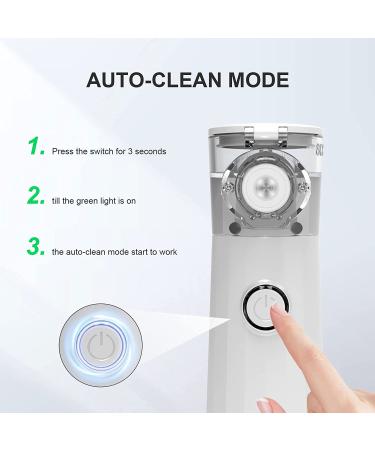 Mini Portable Handheld Nebulizer for Adults & Kids - Quiet Travel & Household Nebulizer Machine - Personal Ultrasonic Cool Mist Steam Inhaler - Buy Online on GoSupps.com