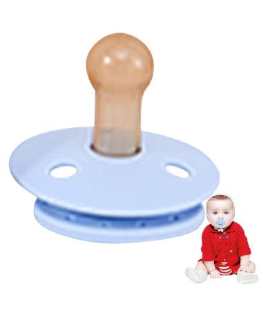 Pisamhid 5-Pack Silicone Pacifiers for Infants | Calming Portable Design for 6 Months to 3 Years | Ideal for Breastfed Babies - Blue - Buy Online on GoSupps.com