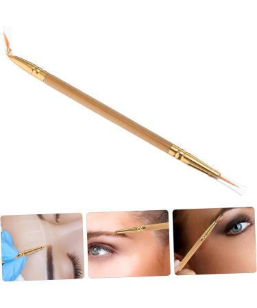 Baluue 1pcs Cosmetic Eyeliner Double Ended Eyeliner Brush Straight Bent Angled Brush Brush - Buy Online on GoSupps.com