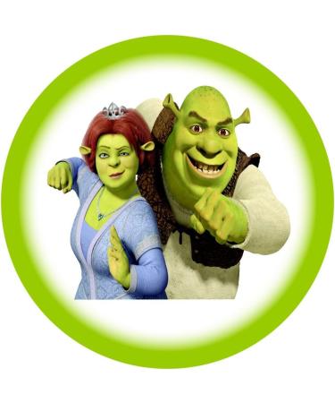 24 Fabulous Pre-Cut Edible Wafer Cake Toppers: Shrek & Friends - Buy Online on GoSupps.com